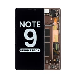 Grab wholesale deals on the OLED Assembly with Frame for Galaxy Note 9 N960 in Metallic Copper, Service Pack.