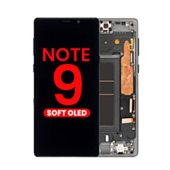 OLED Assembly with Frame for Galaxy Note 9 N960 (MIDNIGHT BLACK) (Aftermarket OLED)