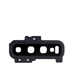 Stock up on the back camera lens with bracket for Galaxy S10 Plus in Prism Black.