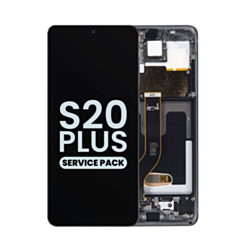 OLED Assembly with Frame for Galaxy S20 Plus (G985 / G986) (Cosmic Black) (Service Pack)