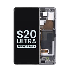 OLED Assembly with Frame for Galaxy S20 Ultra (G988) (Cosmic Gray) (Service Pack)