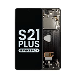 OLED Assembly with Frame for Galaxy S21 Plus (G996) (Phantom Black) (Service Pack)