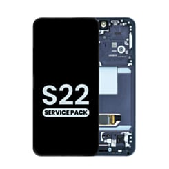 OLED Assembly with Frame for Galaxy S22 (S901) (Phantom Black) (Service Pack)