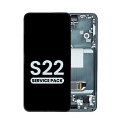 OLED Assembly with Frame for Galaxy S22 (S901) (Graphite) (Service Pack)