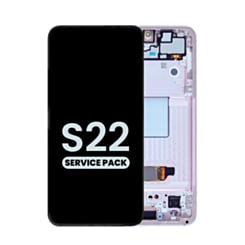 OLED Assembly with Frame for Galaxy S22 (S901) (Pink Gold) (Service Pack)