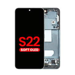 OLED Assembly with Frame for Galaxy S22 (S901) (Green) (Aftermarket Plus Soft)