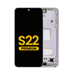 Purchase the OLED Assembly with Frame for the Galaxy S22 S901 in Violet Premium.
