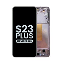 Grab wholesale deals on the OLED assembly with frame for Galaxy S23 Plus S916 in lavender. Service pack.