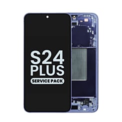 OLED Assembly with Frame for Galaxy S24 Plus (S926) (Cobalt Violet) (Service Pack)