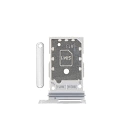 Dual Sim Card Tray for Galaxy S25 (S931) / S25 Plus (S936) (Silver Shadow)