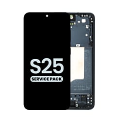 OLED Assembly with Frame for Galaxy S25 (S931) (Blue Black) (Service Pack)