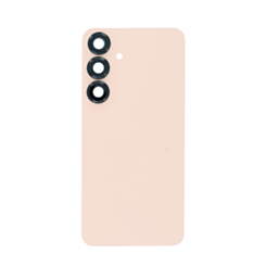 Buy the Back Cover with Camera Lens and Adhesive for Galaxy S25 Plus in pinkgold with no logo.