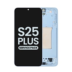 OLED Assembly with Frame for Galaxy S25 Plus (S936) (Icy Blue) (Service Pack)