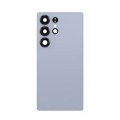 Back Cover Glass with Camera Lens and Adhesive for Galaxy S25 Ultra (S938) (No Logo) (Titanium Silver Blue)