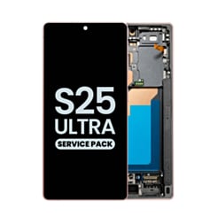 OLED Assembly with Frame for Galaxy S25 Ultra (S938) (Titanium Pink Gold) (Service Pack)