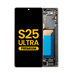 OLED Assembly with Frame for Galaxy S25 Ultra (S938) (Titanium Pink Gold) (Premium)