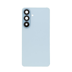 Back Cover Glass with Camera Lens and Adhesive for Galaxy S26 (S942) (No Logo) (Sky Blue)