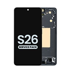 OLED Assembly with Frame for Galaxy S26 (S942) (Black) (Service Pack)