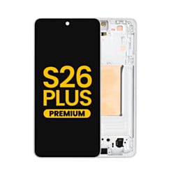 OLED Assembly with Frame for Galaxy S26 Plus (S947) (White) (Premium)