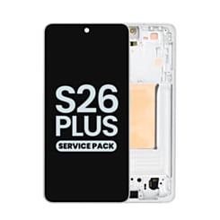 OLED Assembly with Frame for Galaxy S26 Plus (S947) (White) (Service Pack)