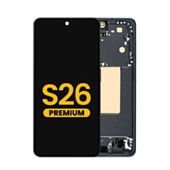 OLED Assembly with Frame for Galaxy S26 (S942) (Black) (Premium)