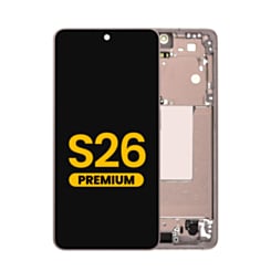 OLED Assembly with Frame for Galaxy S26 (S942) (Pink Gold) (Premium)