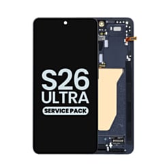 OLED Assembly with Frame for Galaxy S26 Ultra (S948) (Black) (Service Pack)