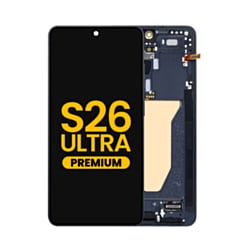 OLED Assembly with Frame for Galaxy S26 Ultra (S948) (Black) (Premium)
