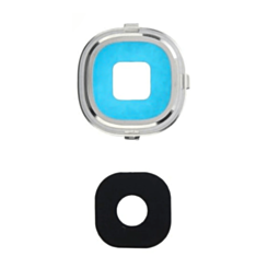 Back Camera Lens with Bracket for Galaxy S4 (WHITE)
