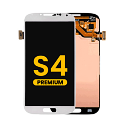 Stock up on the premium white OLED assembly without frame for Galaxy S4.
