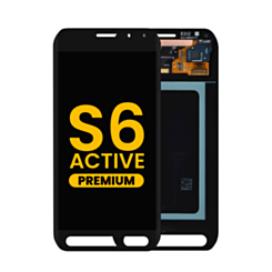 OLED Assembly without Frame for Galaxy S6 Active (G890) (BLACK) (Premium)