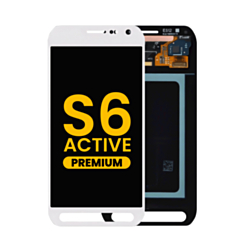 OLED Assembly without Frame for Galaxy S6 Active (G890) (WHITE) (Premium)