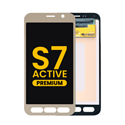 OLED Assembly without Frame for Galaxy S7 Active (G891) (GOLD) (Premium)