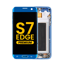 OLED Assembly with Frame for Galaxy S7 Edge (G935) (CORAL BLUE) (Premium)