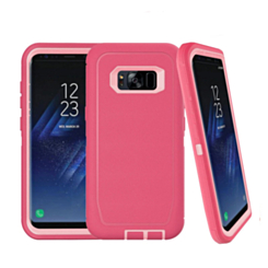 Heavy Duty Case for Galaxy S8 (HOT PINK) (Only Ground Shipping)