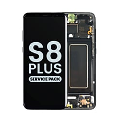 OLED Assembly with Frame for Galaxy S8 Plus (G955) (MIDNIGHT BLACK) (Service Pack)
