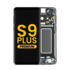 OLED Assembly with Frame for Galaxy S9 Plus (G965) (MIDNIGHT BLACK) (Premium)