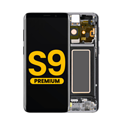 OLED Assembly with Frame for Galaxy S9 (G960) (TITANIUM GRAY) (Premium)