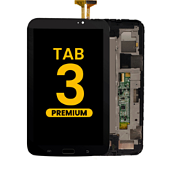LCD Assembly with Frame for Galaxy Tab 3 7.0 (T210 / T211 / T215 / T217 / P3200 / P3210 / P3220) (BLACK) (Premium)