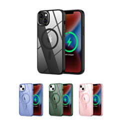 Shiny Magnetic Clear Cases for iPhone 13 / 14 (Only Ground Shipping)