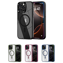 Shiny Magnetic Clear Cases for iPhone 13 Pro Max (Only Ground Shipping)