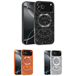 Sparkle Luxury Slim Case with Magnetic Kickstand for iPhone 17 Pro (Only Ground Shipping)