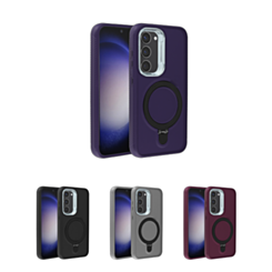 Support Heavy Duty Case with Wireless Charging Kickstand for Galaxy S23 Plus (Only Ground Shipping)
