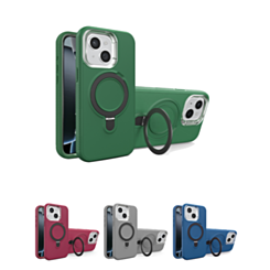Support Heavy Duty Case with Wireless Charging Kickstand for iPhone 13 / 14 (Only Ground Shipping)