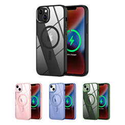 Shiny Magnetic Clear Cases for iPhone 15 Plus (Only Ground Shipping)