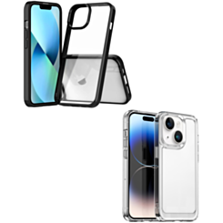 iPhone 14 Plus / 15 Plus Hybrid Case with Air Cushion Technology (Only Ground Shipping)