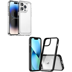 Hybrid Case with Air Cushion Technology for iPhone 15 Pro (Only Ground Shipping)