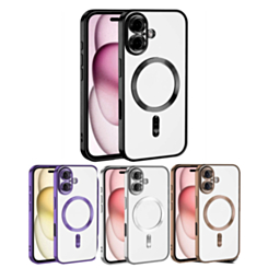 Shiny Wireless Charging Clear Case for iPhone 16 (Only Ground Shipping)