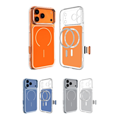 Transparent Magnetic Cases with IC Chip for iPhone 17 Pro Max (Only Ground Shipping)