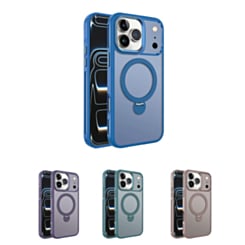 Wireless Charging Case with Built-in Rotating Ring Stand for iPhone 17 Pro / 18 Pro (Only Ground Shipping)